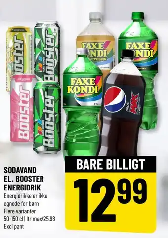 Løvbjerg SODAVAND EL. BOOSTER ENERGIDRIK tilbud
