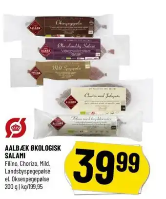 Løvbjerg AALBÆK ØKOLOGISK SALAMI tilbud