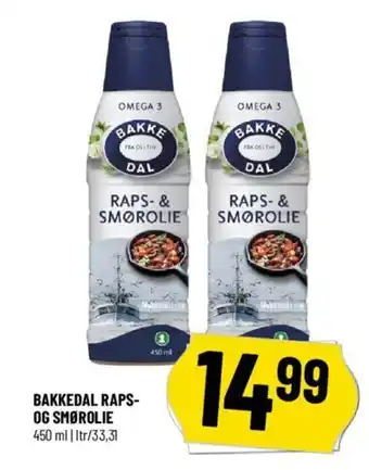 Løvbjerg BAKKEDAL RAPS-OG SMØROLIE tilbud