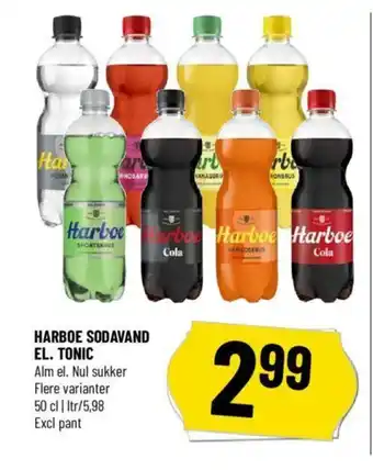 Løvbjerg HARBOE SODAVAND EL. TONIC tilbud