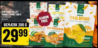 Løvbjerg SUNSHINE VALLEY TØRRET FRUGT 200 G tilbud