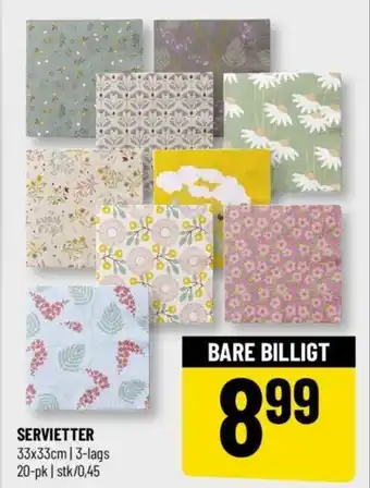 Løvbjerg SERVIETTER tilbud