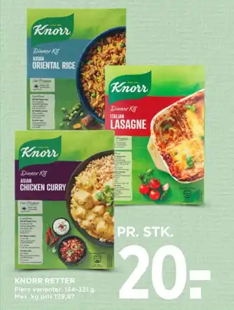 MENY KNORR RETTER tilbud