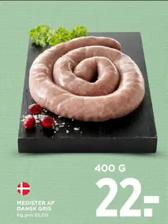 MENY MEDISTER AF DANSK GRIS tilbud