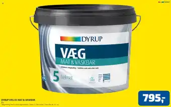 Davidsen DYRUP VÆG 05 MAT & VASKBAR tilbud