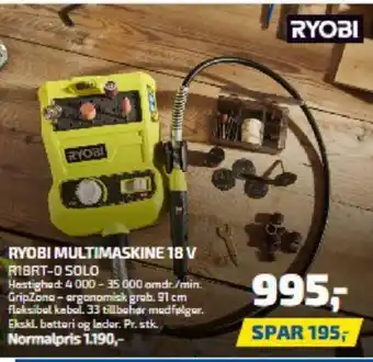 Davidsen RYOBI MULTIMASKINE 18 V tilbud