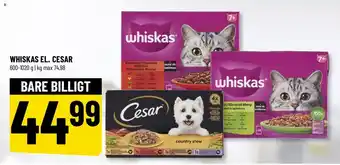 Løvbjerg WHISKAS EL. CESAR tilbud