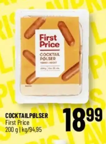 COCKTAILPØLSER