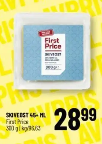 Løvbjerg SKIVEOST 45+ ML tilbud