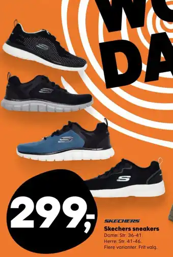 Kvickly SKECHERS Skechers sneakers tilbud
