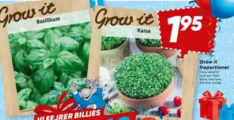 Bilka Grow it frøportioner tilbud