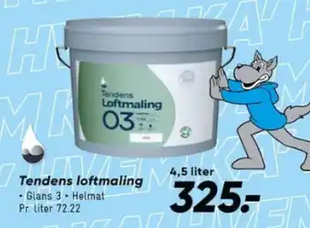 Bilka Tendens Loftmaling tilbud