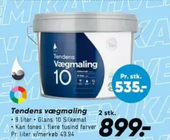 Bilka Tendens vægmaling tilbud