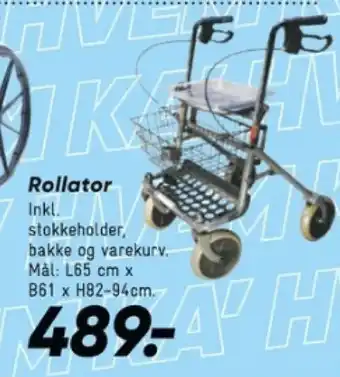 Bilka Rollator tilbud