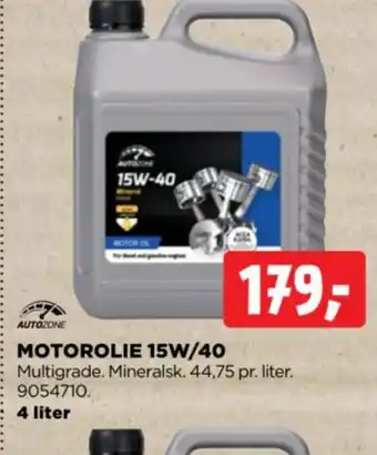 jem & fix MOTOROLIE 15W/40 tilbud