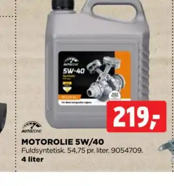 jem & fix MOTOROLIE 5W/40 tilbud
