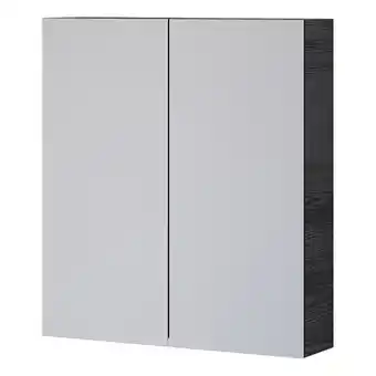 Bauhaus Carmague spejlskab Svanholm sort træ 60x65x14 cm tilbud