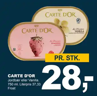 CARTE D’OR