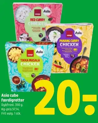 Coop 365 Asia cube færdigretter tilbud