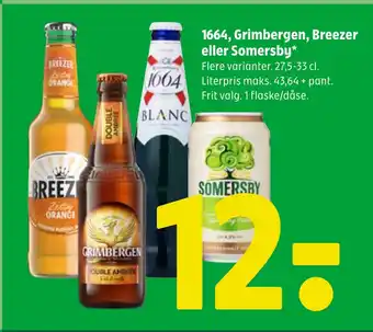 1664, Grimbergen, Breezer eller Somersby