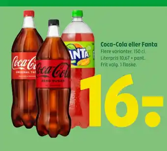 Coop 365 Coca-Cola eller Fanta tilbud