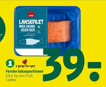 Coop 365 Ferske lakseportioner tilbud