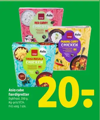 Coop 365 Asia cube færdigretter tilbud