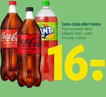 Coop 365 Coca-Cola eller Fanta tilbud