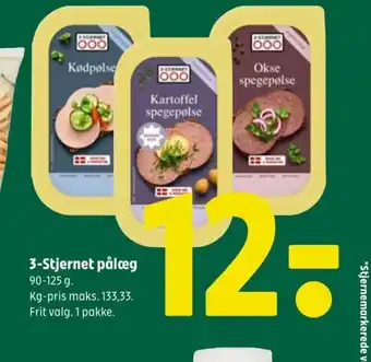 Coop 365 3-Stjernet pålæg tilbud