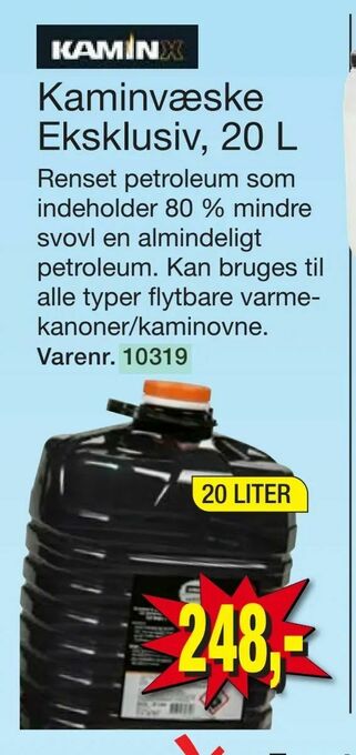 Harald Nyborg Kaminvæske Eksklusiv, 20 L tilbud