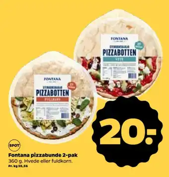 Netto Fontana pizzabunde 2-pak tilbud