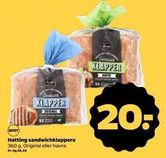 Netto Hatting sandwichklappere tilbud