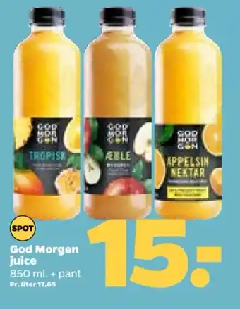 Netto God Morgen juice tilbud