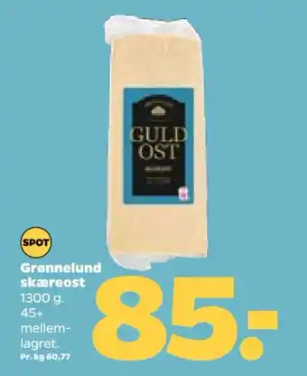 Netto Grønnelund skaereost tilbud