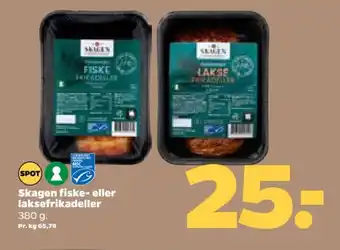 Skagen fiske- eller laksefrikadeller