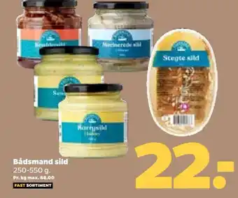 Netto Bådsmand sild tilbud