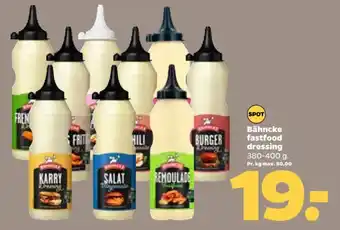 Netto Bähncke fastfood dressing tilbud