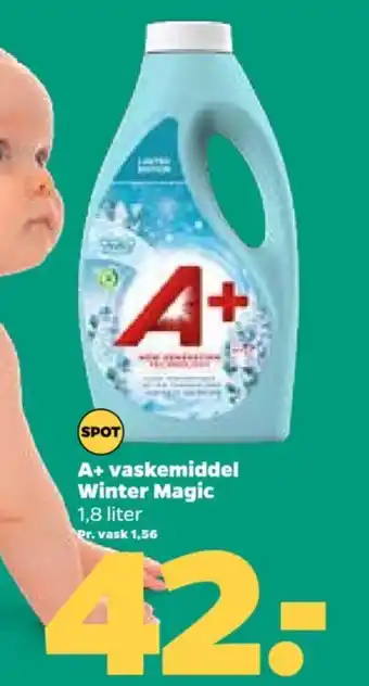 Netto A+ vaskemiddel Winter Magic tilbud