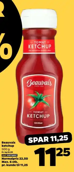 Netto Beauvais ketchup tilbud