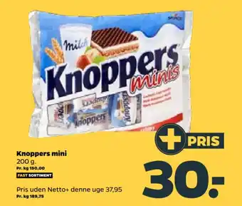 Netto Knoppers mini tilbud