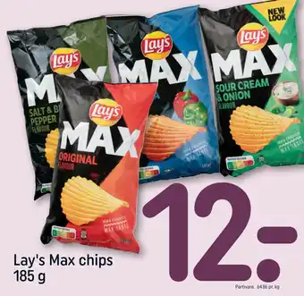 REMA 1000 Lay's Max chips 185 g tilbud