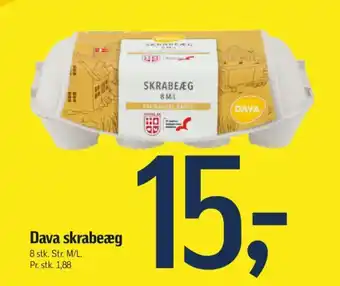 Føtex Dava skrabeæg tilbud