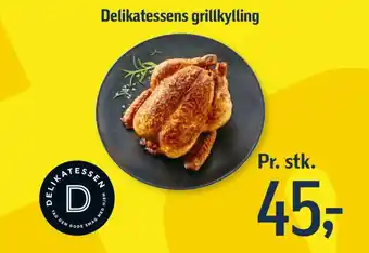 Føtex Delikatessens grillkylling tilbud