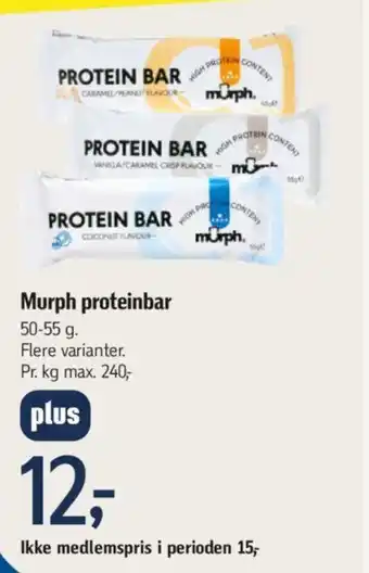 Føtex Murph proteinbar tilbud