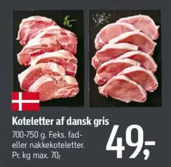 Føtex Koteletter af dansk gris tilbud