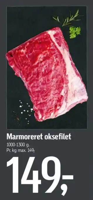 Føtex Marmoreret oksefilet tilbud