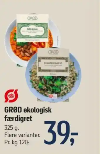 Føtex GRØD økologisk færdigret tilbud