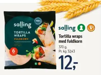 Tortilla wraps med fuldkorn