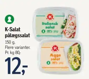 Føtex K-Salat pålægssalat tilbud