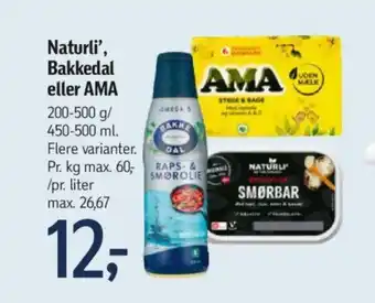 Føtex Naturli', Bakkedal eller AMA tilbud